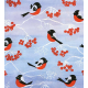 Gift Wrap Domherrar Winter Birds 23"x72"